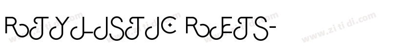 Stylistic Sets字体转换